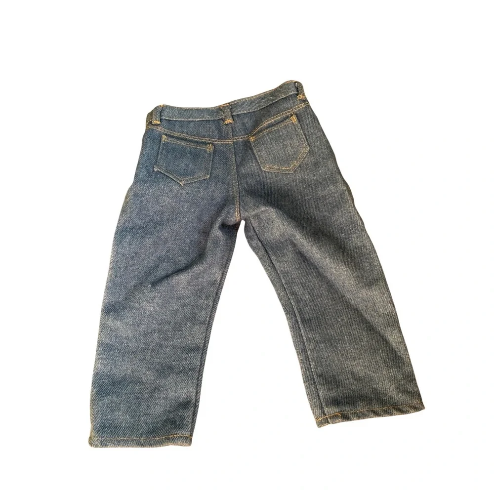 Vintage 1995 Pleasant Company American Girl Doll Blue Denim Jeans Pants